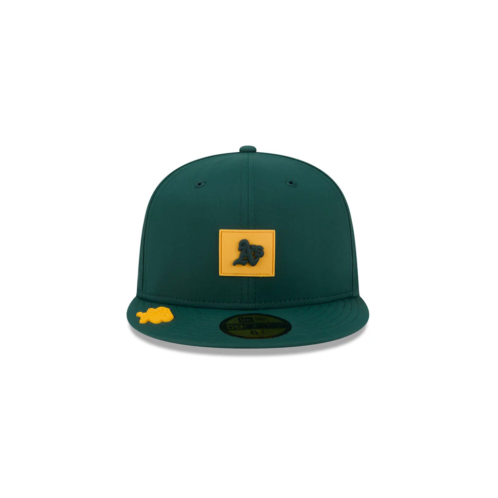 MLB Oakland Athletics New Era 2026 Clubhouse 59FIFTY Fitted Hat - Green - Image 3