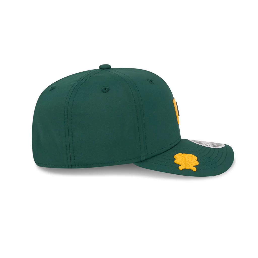 MLB Athletics New Era 2026 Clubhouse 9SEVENTY Stretch Snap Hat - Green - Image 5