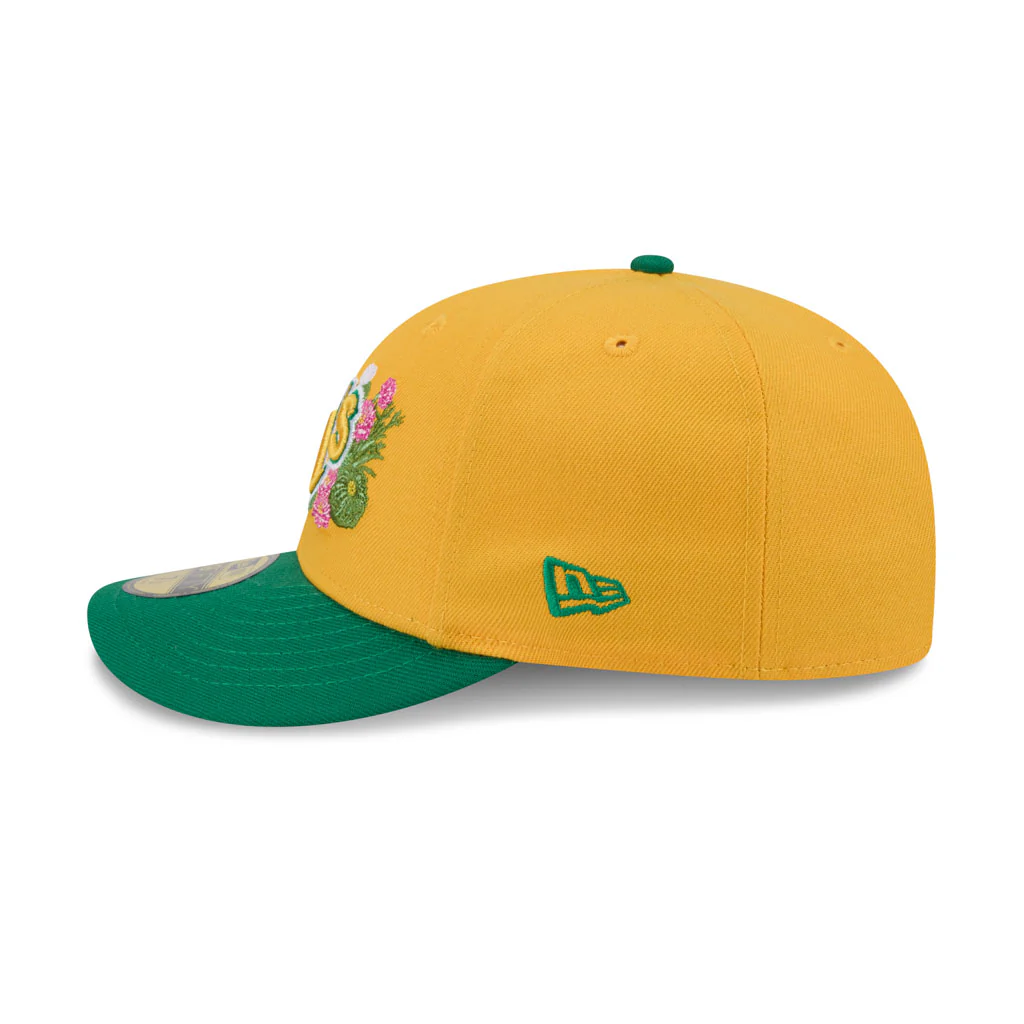 MLB Oakland Athletics New Era 2026 Spring Training 59FIFTY Fitted Hat - Yellow - Image 4