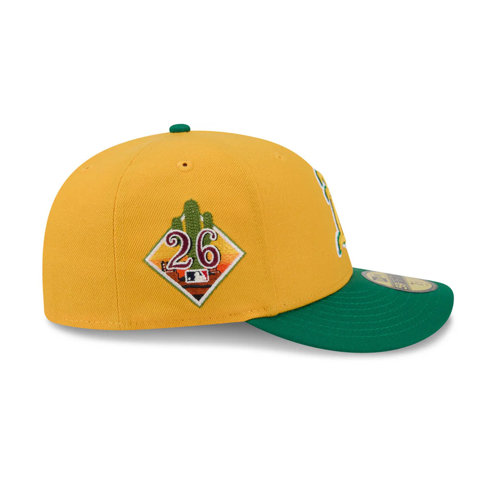MLB Oakland Athletics New Era 2026 Spring Training 59FIFTY Fitted Hat - Yellow - Image 6