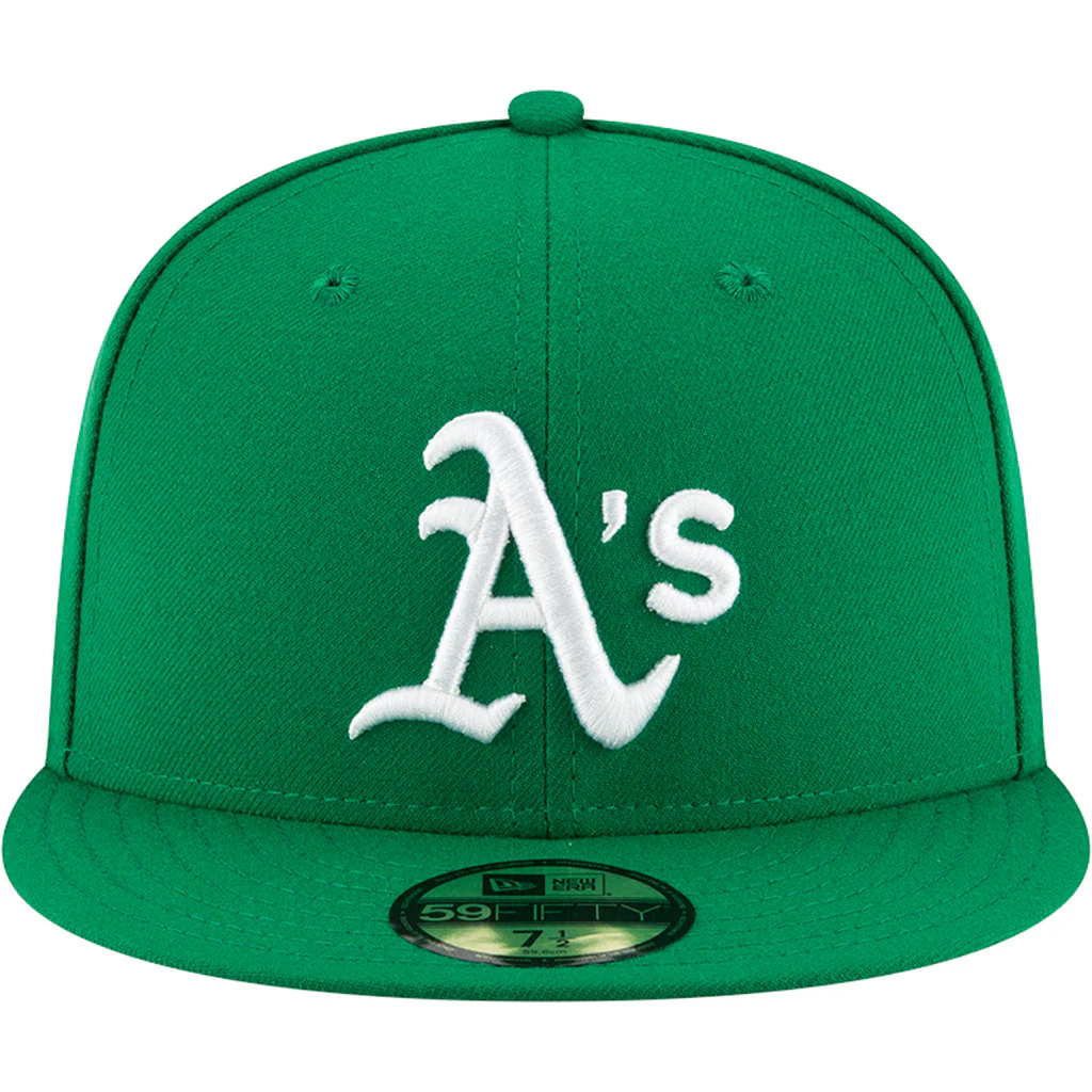 MLB Oakland Athletics New Era Authentic Collection Alternate On-Field 59FIFTY Fitted Hat - Green - Image 3