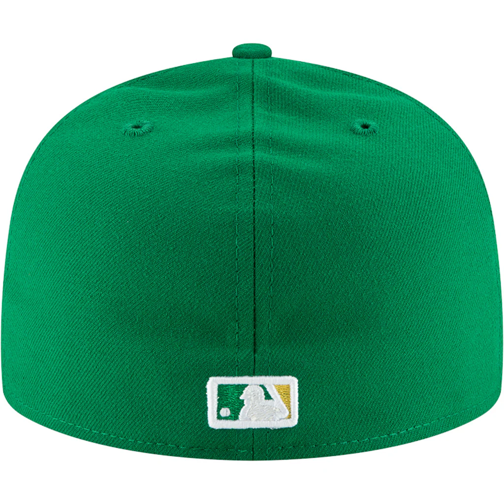 MLB Oakland Athletics New Era Authentic Collection Alternate On-Field 59FIFTY Fitted Hat - Green - Image 4