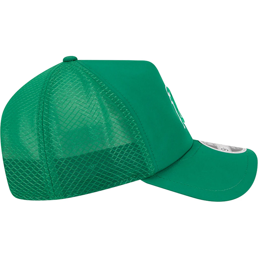 MLB Oakland Athletics New Era Batting Practice Apex 9FORTY Snapback Hat - Green - Image 5