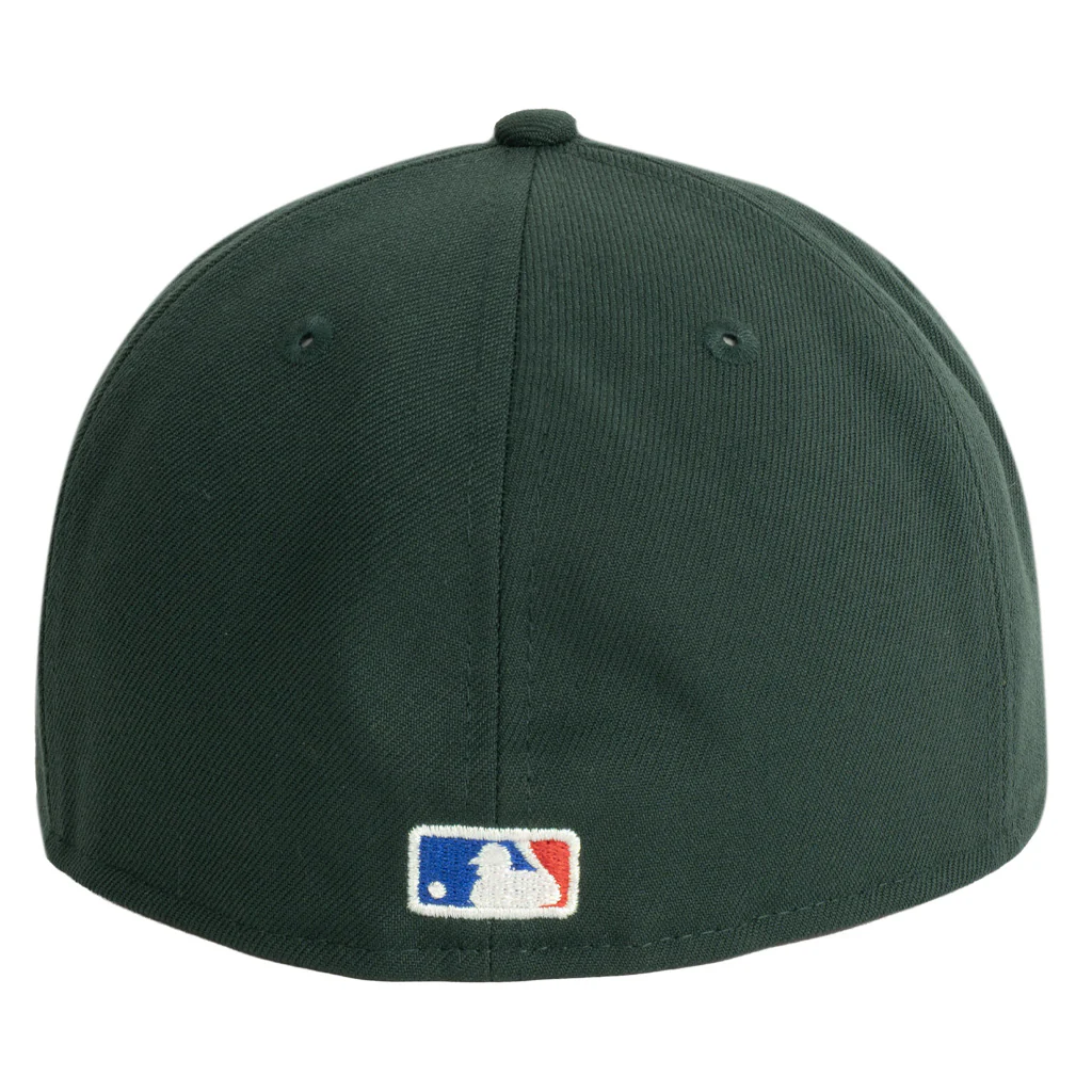 MLB Oakland Athletics New Era OTC 59FIFTY A-Frame Fitted Hat - Green - Image 2