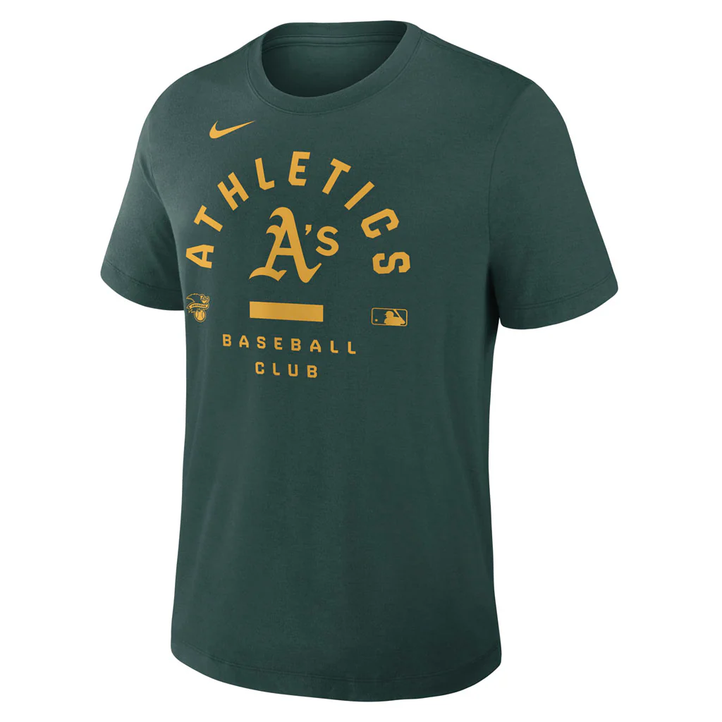 MLB Oakland Athletics Nike 2026 Early Work T-Shirt - Green - Image 2