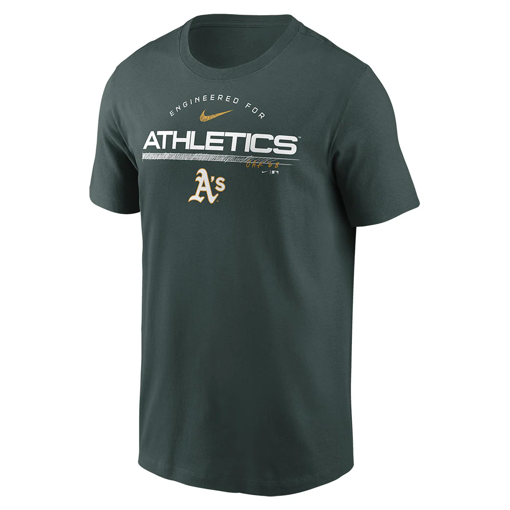 MLB Oakland Athletics Nike Team Engineered T-Shirt - Green