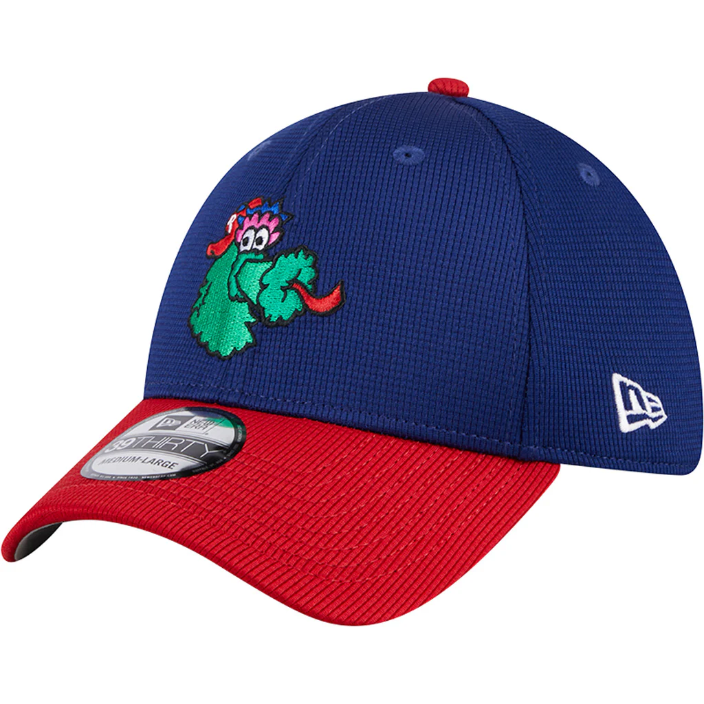 MLB Philadelphia Phillies New Era 2025 Batting Practice 39THIRTY Flex Fit Hat - Blue