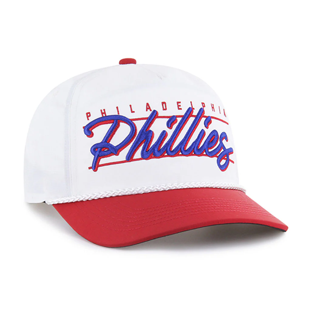 MLB Philadelphia Phillies '47 Condor Two-Tone Hitch Adjustable Hat - White - Image 2