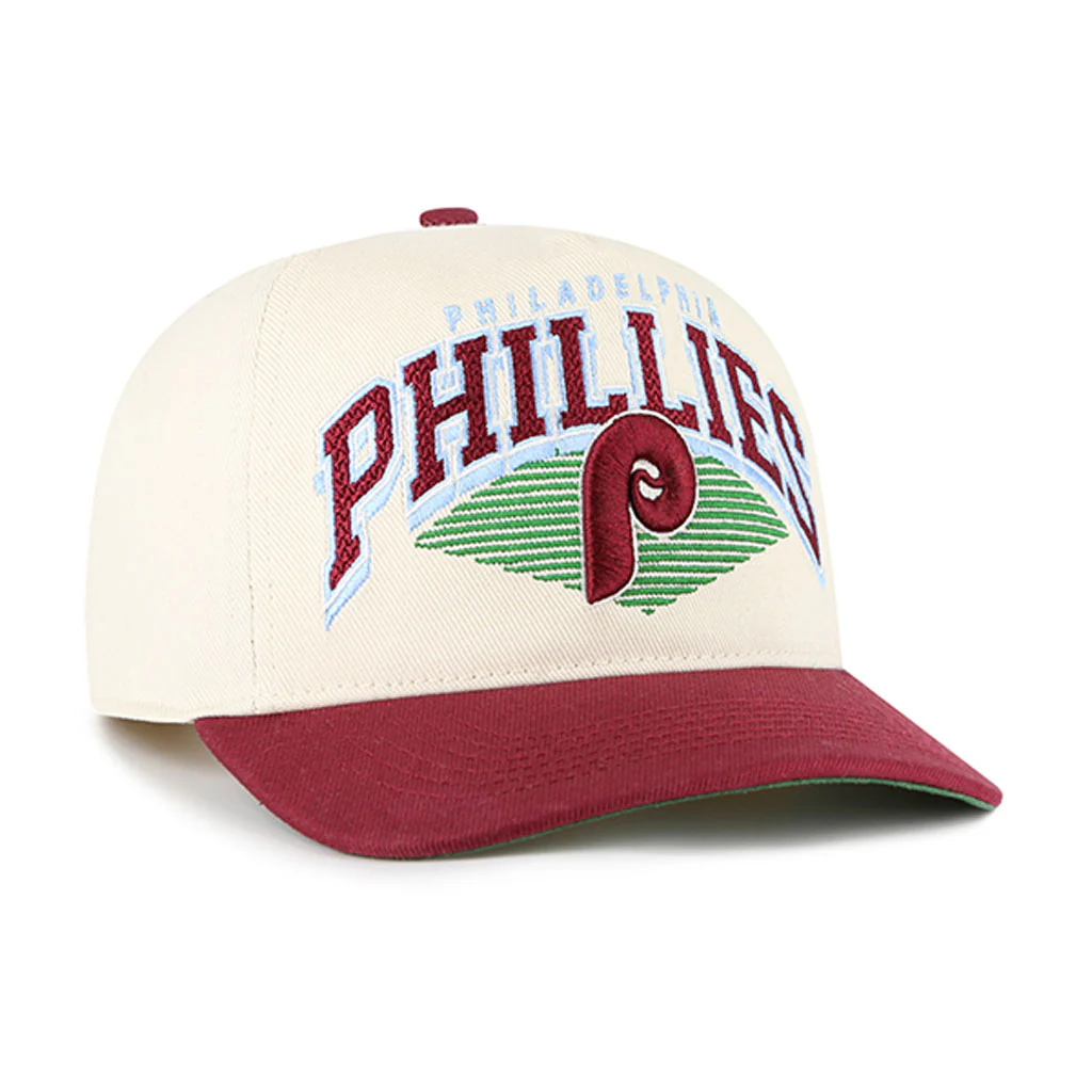 MLB Philadelphia Phillies '47 Pomona Two-Tone Hitch Adjustable Hat - Cream - Image 2