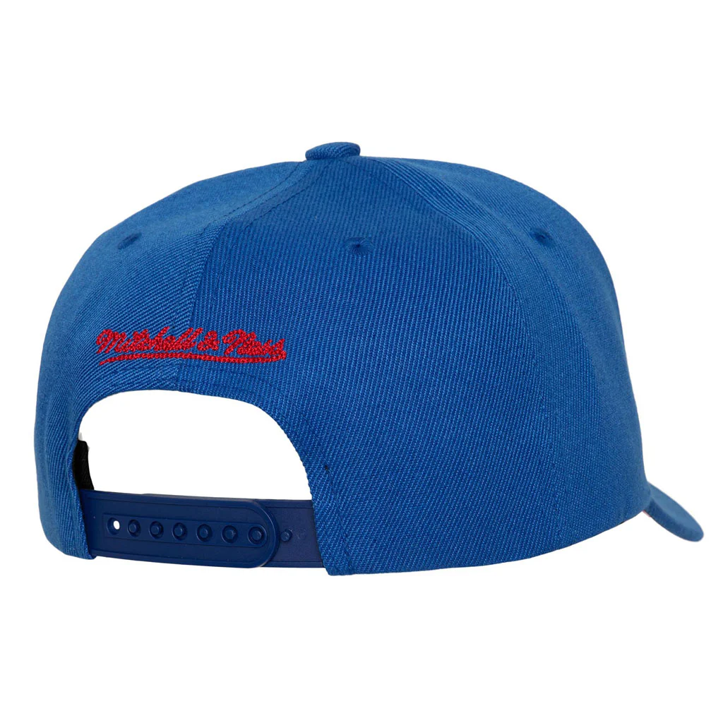 MLB Philadelphia Phillies Mitchell & Ness Chain Gang Snapback Hat - Blue - Image 2