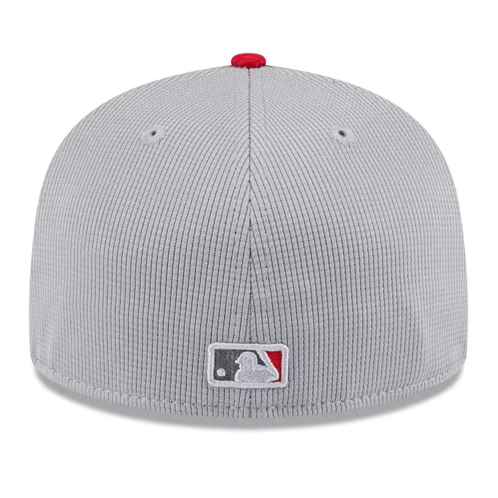 MLB Philadelphia Phillies New Era 2025 Graphite Batting Practice 59FIFTY Fitted Hat - Graphite - Image 4