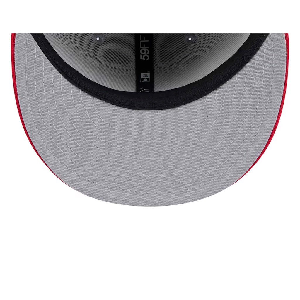 MLB Philadelphia Phillies New Era 2025 Graphite Batting Practice 59FIFTY Fitted Hat - Graphite - Image 5