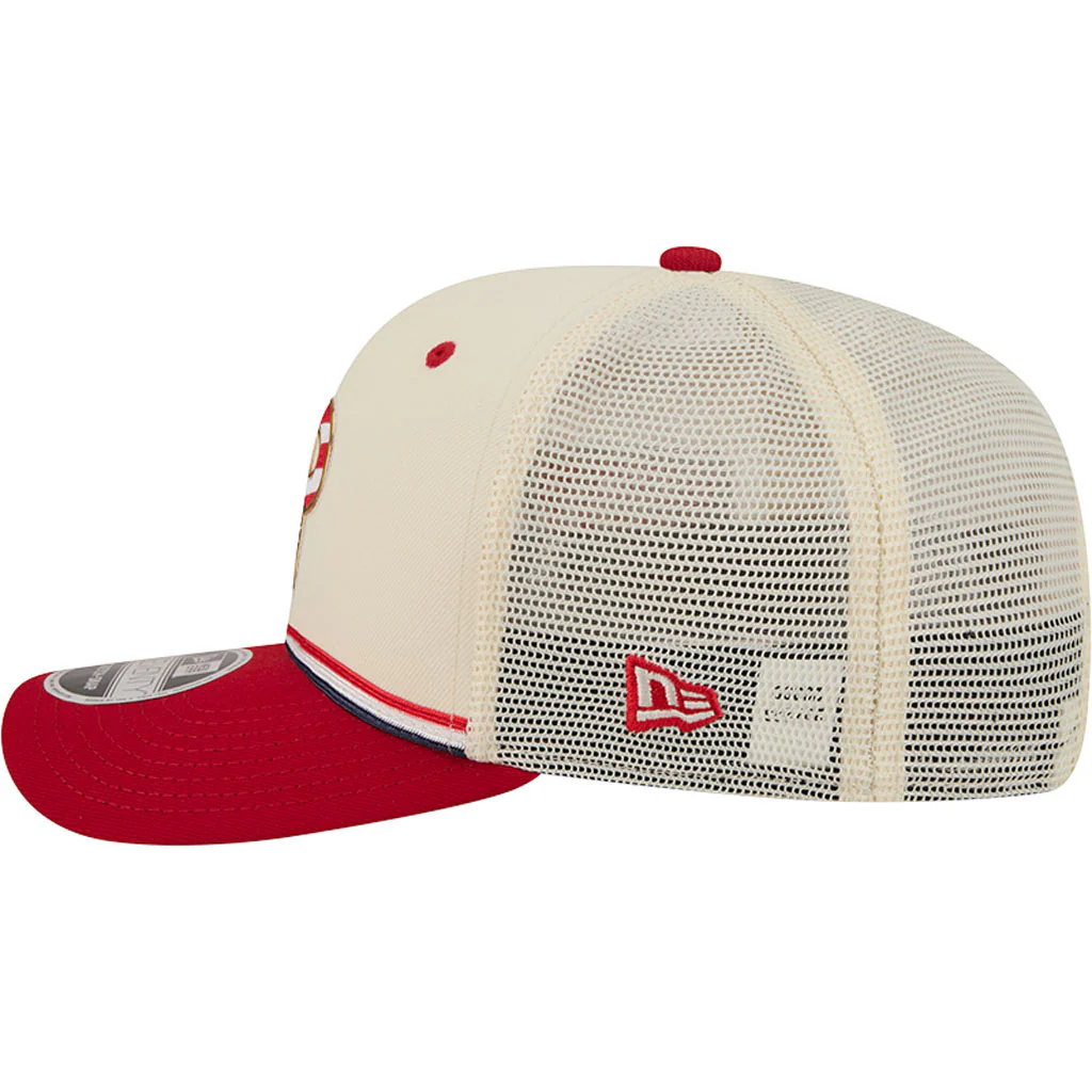 MLB Philadelphia Phillies New Era 2026 4th of July 9SEVENTY Stretch Snapback Hat - Cream - Image 4