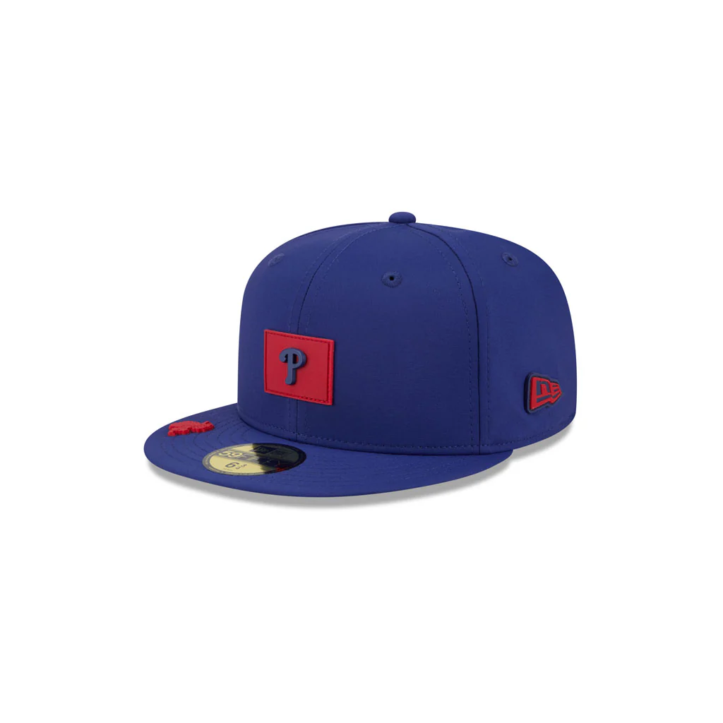 MLB Philadelphia Phillies New Era 2026 Clubhouse 59FIFTY Fitted Hat - Blue