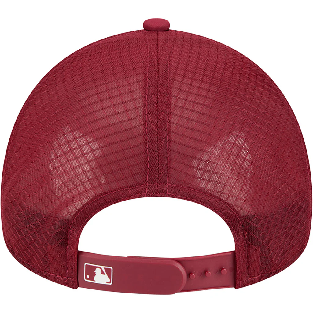 MLB Philadelphia Phillies New Era Batting Practice Apex 9FORTY Snapback Hat - Maroon - Image 6