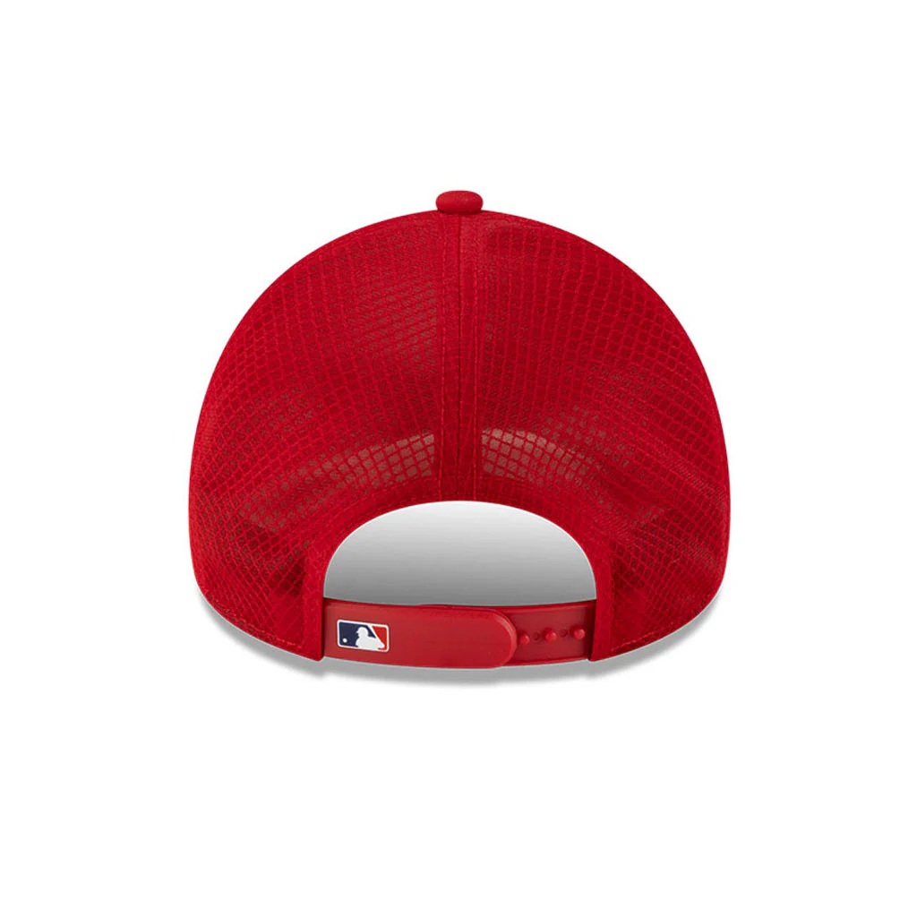MLB Philadelphia Phillies New Era Batting Practice Apex 9FORTY Snapback Hat - Red - Image 3