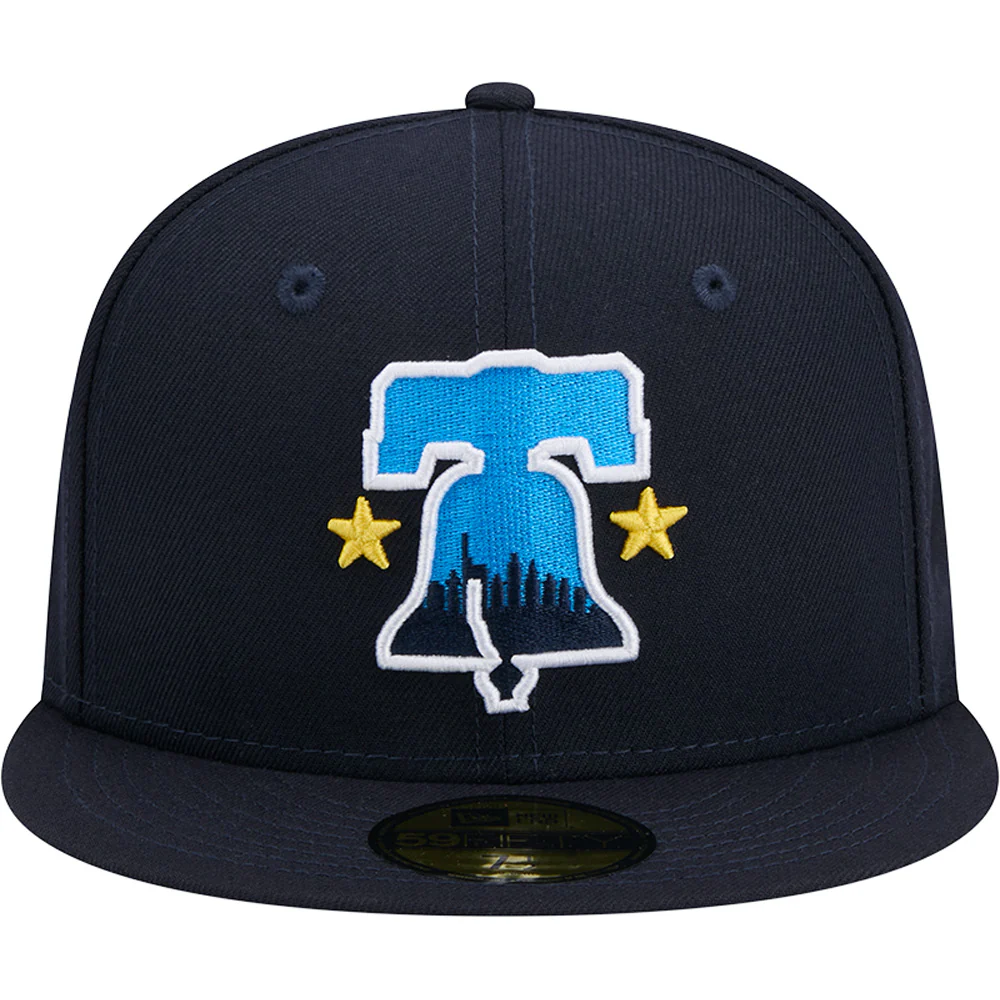 MLB Philadelphia Phillies New Era City Connect 59FIFTY Fitted Hat - Image 3