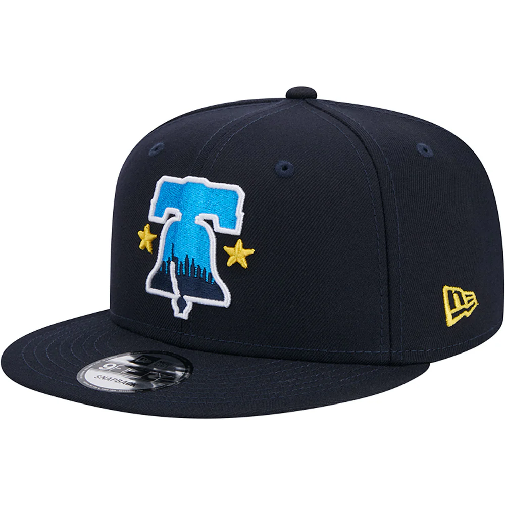 MLB Philadelphia Phillies New Era City Connect 9FIFTY Snapback Hat - Navy