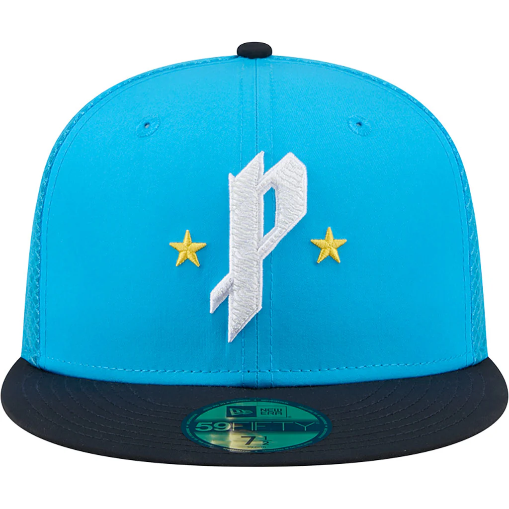 MLB Philadelphia Phillies New Era City Connect Batting Practice 59FIFTY Fitted Hat - Blue - Image 3