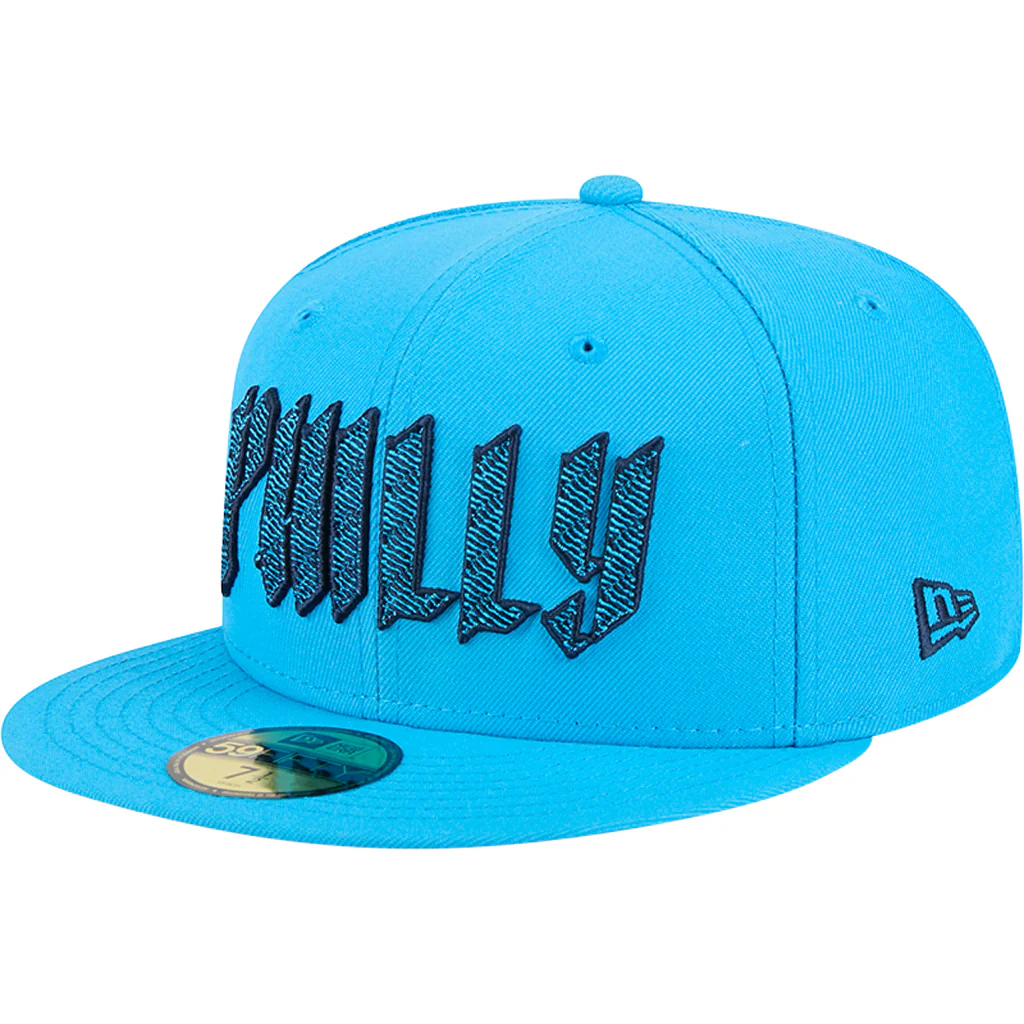MLB Philadelphia Phillies New Era City Connect Fan Pack 59FIFTY Fitted Hat - Blue - Image 2