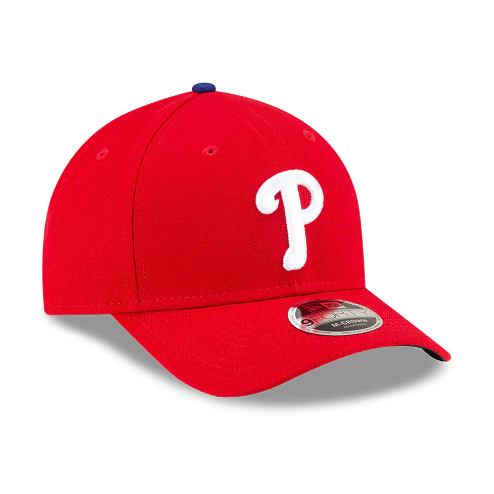 MLB Philadelphia Phillies New Era Game Player Replica 9FORTY M-Crown Hat - Red - Image 3
