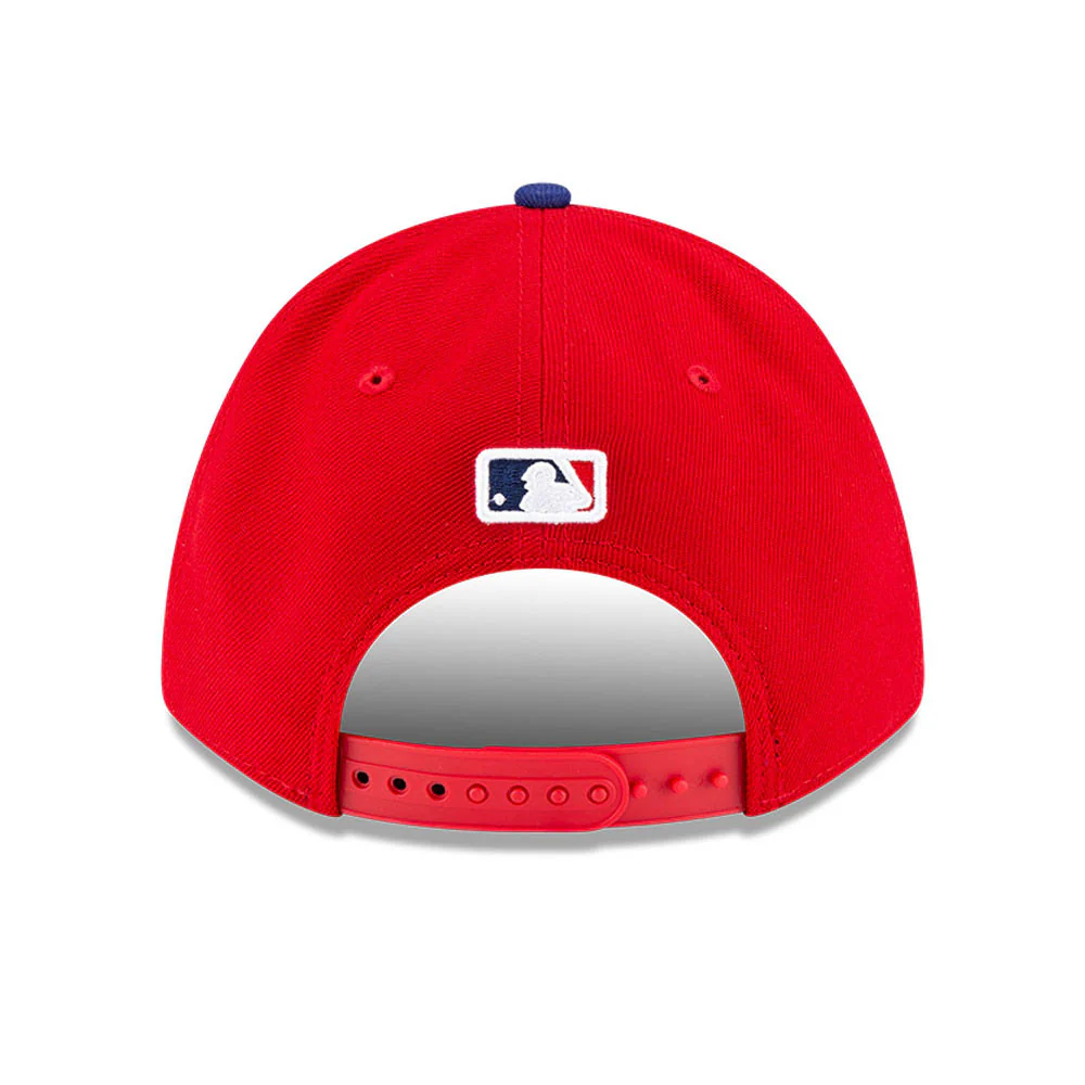 MLB Philadelphia Phillies New Era Game Player Replica 9FORTY M-Crown Hat - Red - Image 4