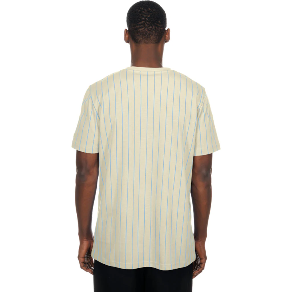 MLB Philadelphia Phillies New Era Pinstripe Jersey T-Shirt - Cream - Image 2