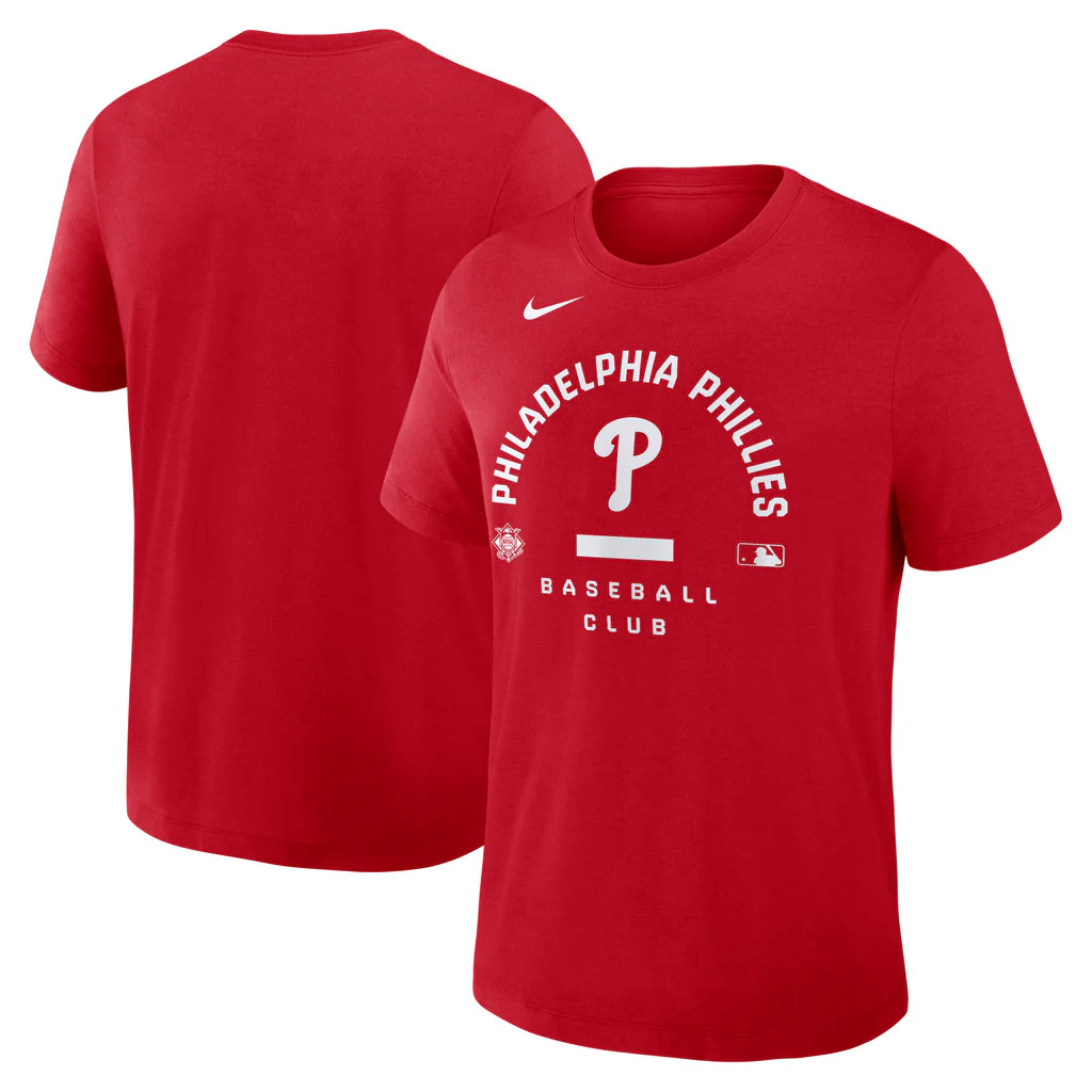 MLB Philadelphia Phillies Nike 2026 Early Work T-Shirt - Red