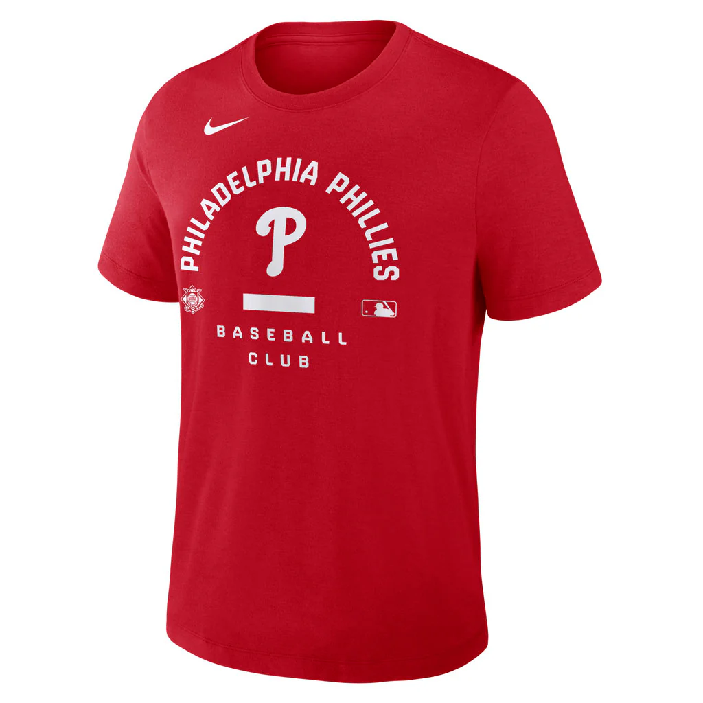 MLB Philadelphia Phillies Nike 2026 Early Work T-Shirt - Red - Image 2