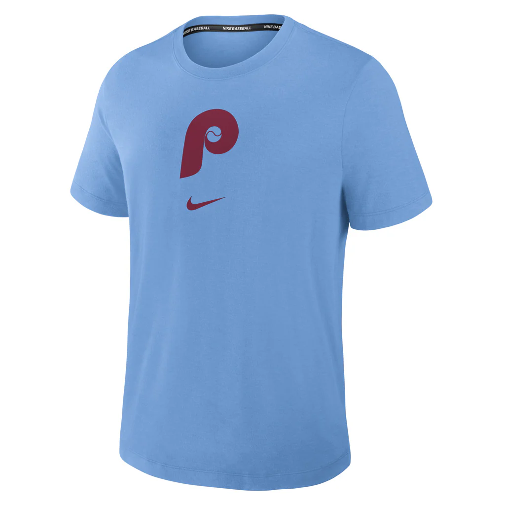 MLB Philadelphia Phillies Nike 2025 Early Work T-Shirt - Blue - Image 2