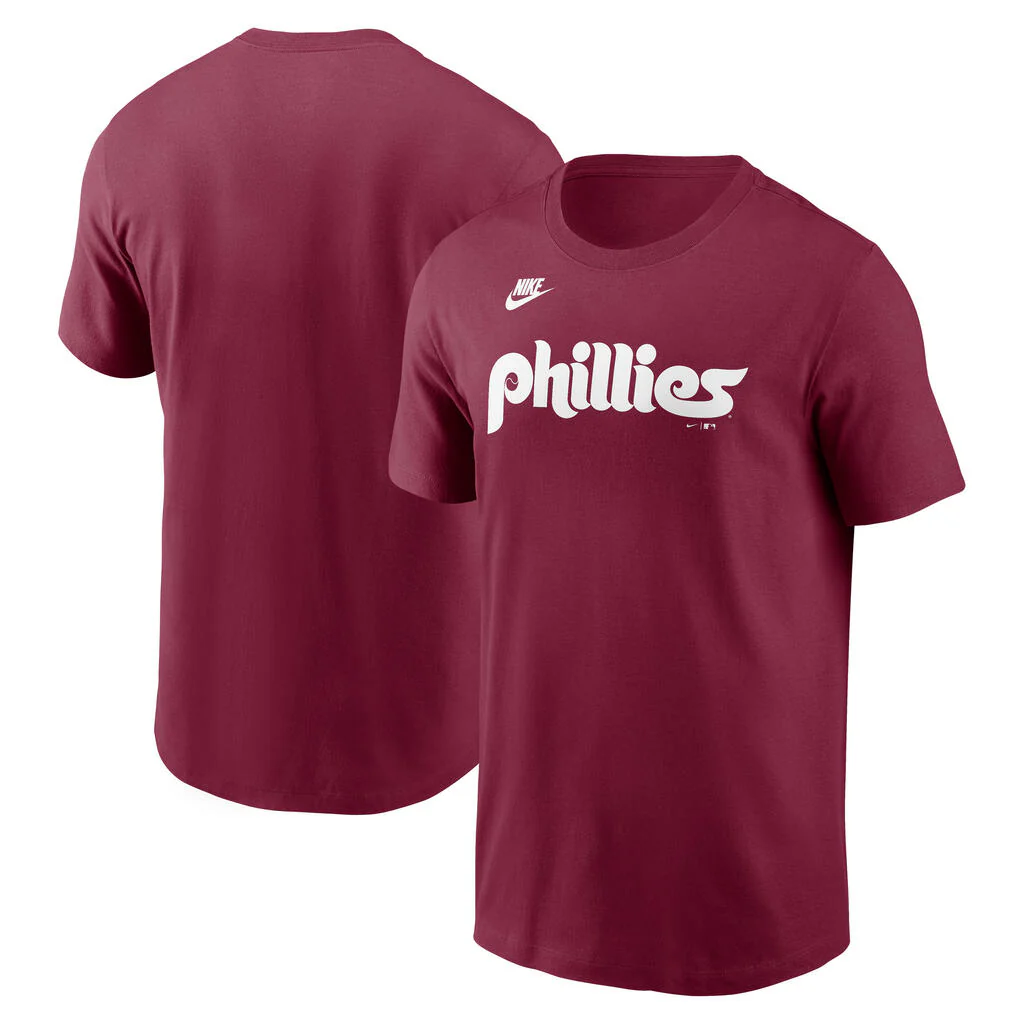 MLB Philadelphia Phillies Nike 90's Cooperstown Cotton T-Shirt - Maroon