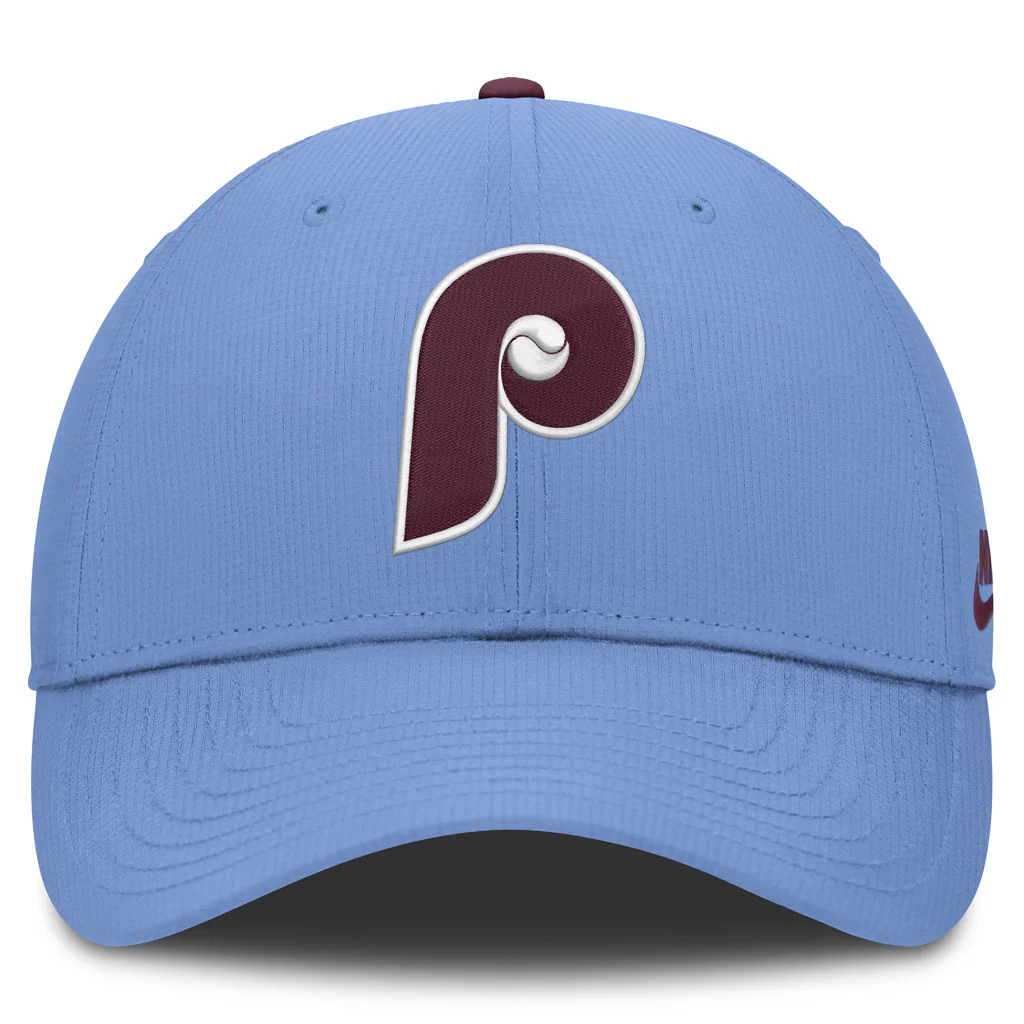 MLB Philadelphia Phillies Nike Cooperstown Ripstop Adjustable Hat - Light blue - Image 3