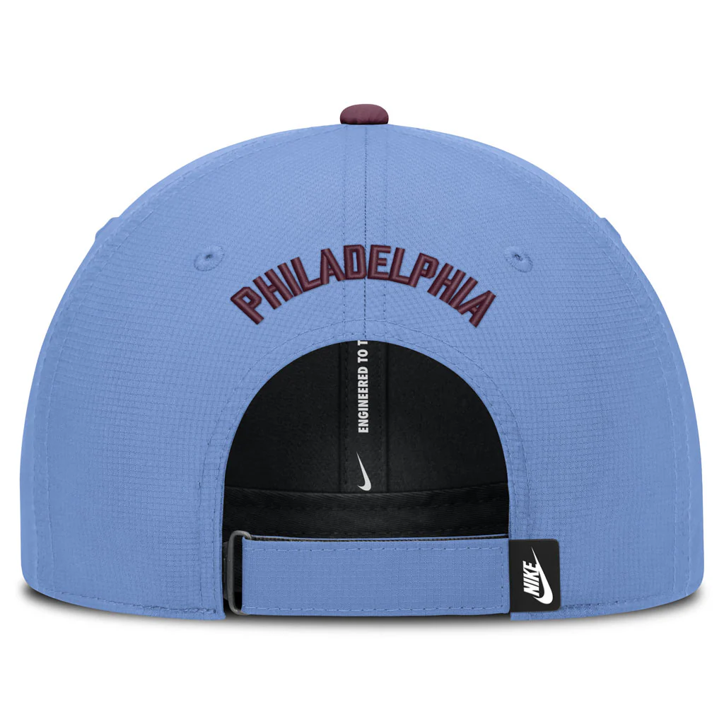 MLB Philadelphia Phillies Nike Cooperstown Ripstop Adjustable Hat - Light blue - Image 4