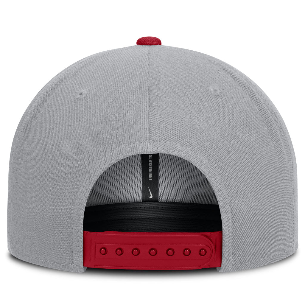 MLB Philadelphia Phillies Nike Two-Tone Primetime Pro Snapback Hat - Graphite - Image 4