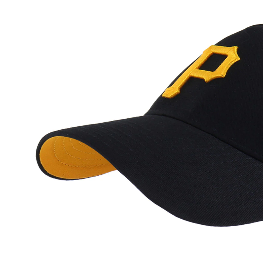 MLB Pittsburgh Pirates '47 Ballpark Under Visor Mesh Trucker Snapback Hat - Black - Image 2
