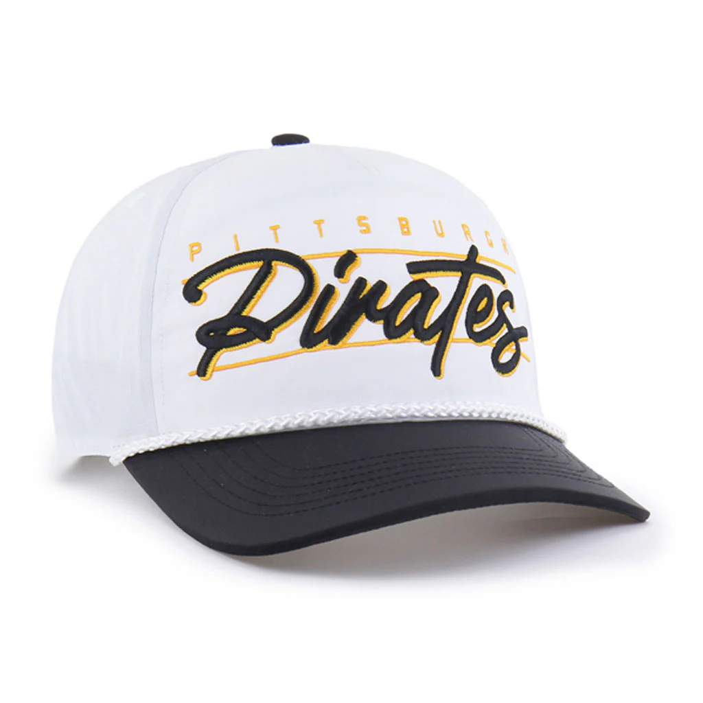 MLB Pittsburgh Pirates '47 Condor Two-Tone Hitch Adjustable Hat - White - Image 2