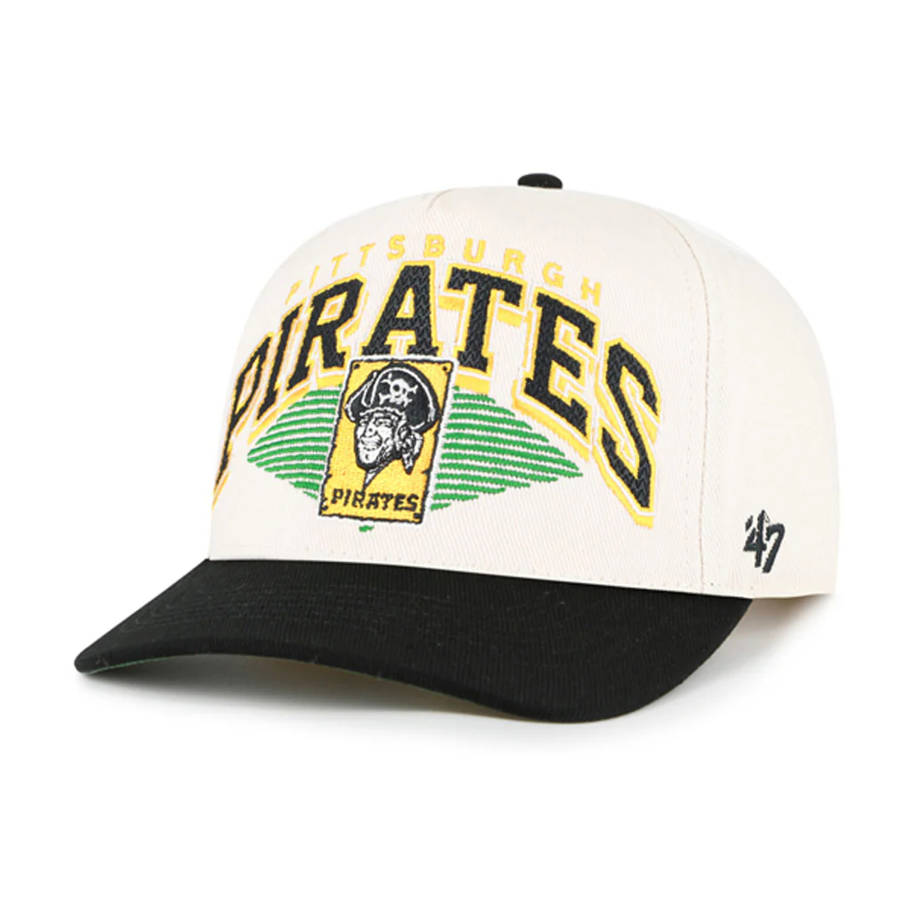 MLB Pittsburgh Pirates '47 Pomona Two-Tone Hitch Adjustable Hat - Cream