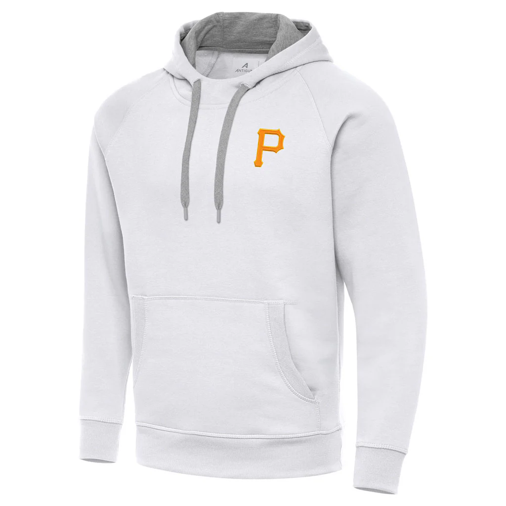 MLB Pittsburgh Pirates Antigua Victory Pullover Hoodie - White