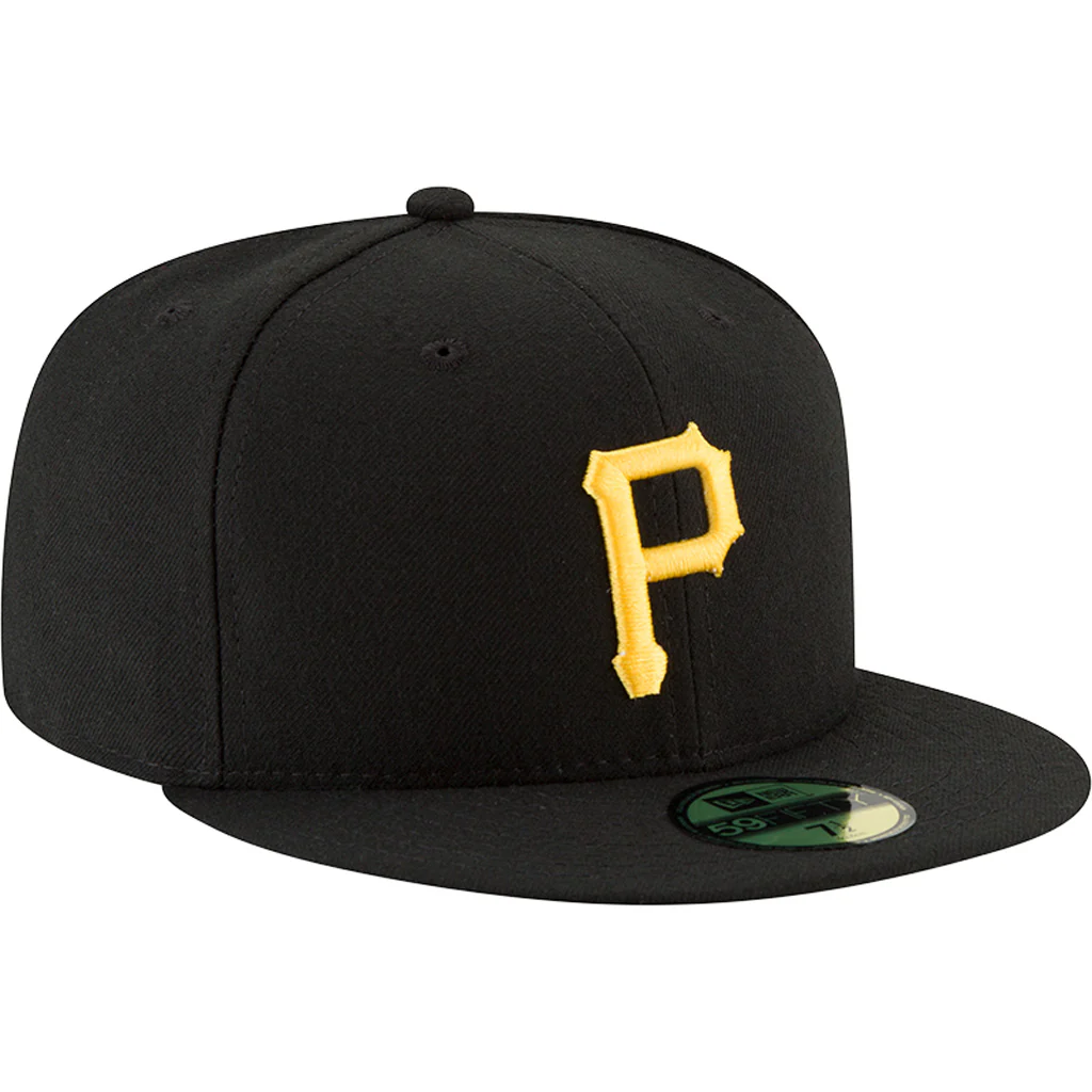 MLB Pittsburgh Pirates New Era Authentic Collection Home On-Field 59FIFTY Fitted Hat - Black - Image 2