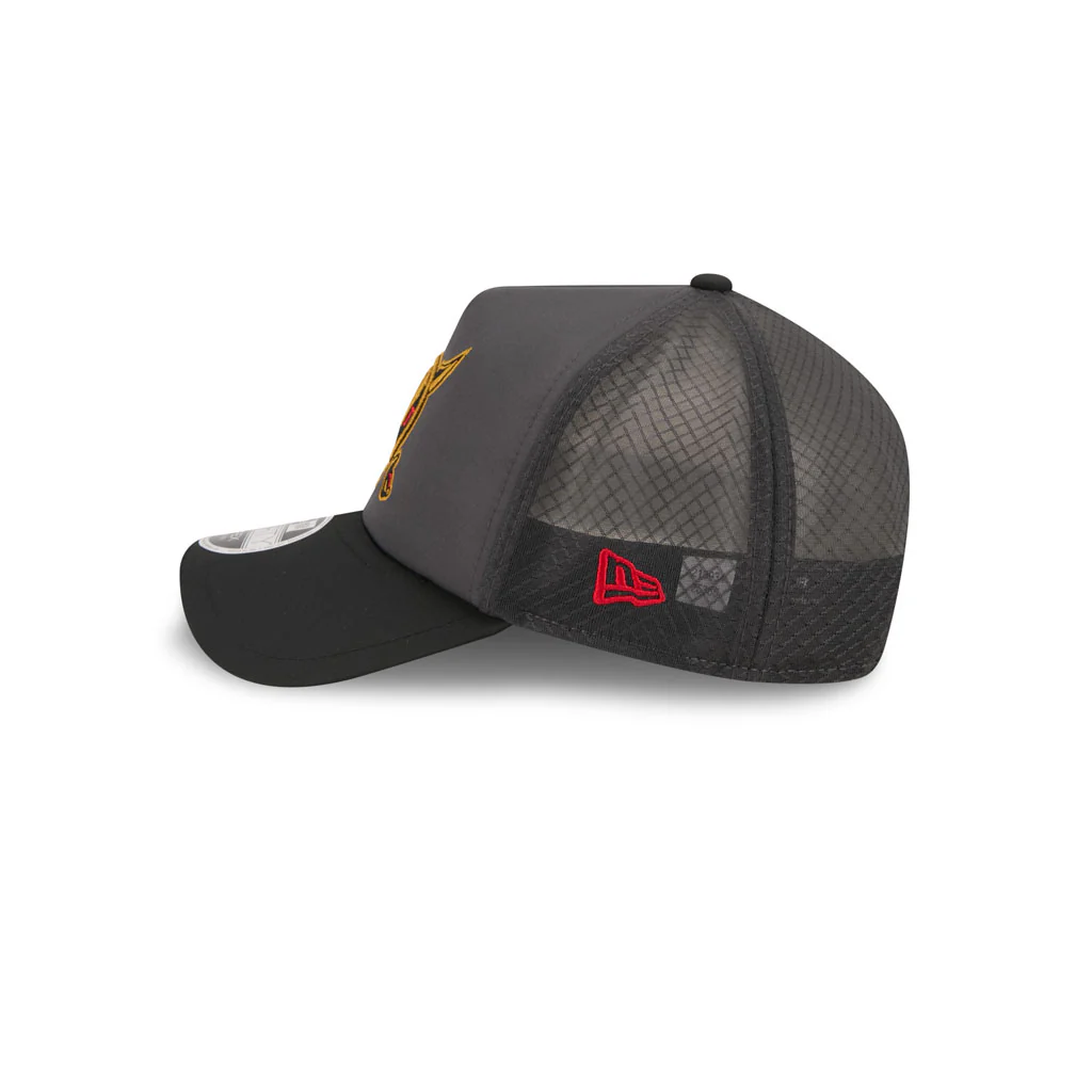 MLB Pittsburgh Pirates New Era 2026 Batting Practice City Connect Apex 9FORTY Snapback Hat - Black - Image 4