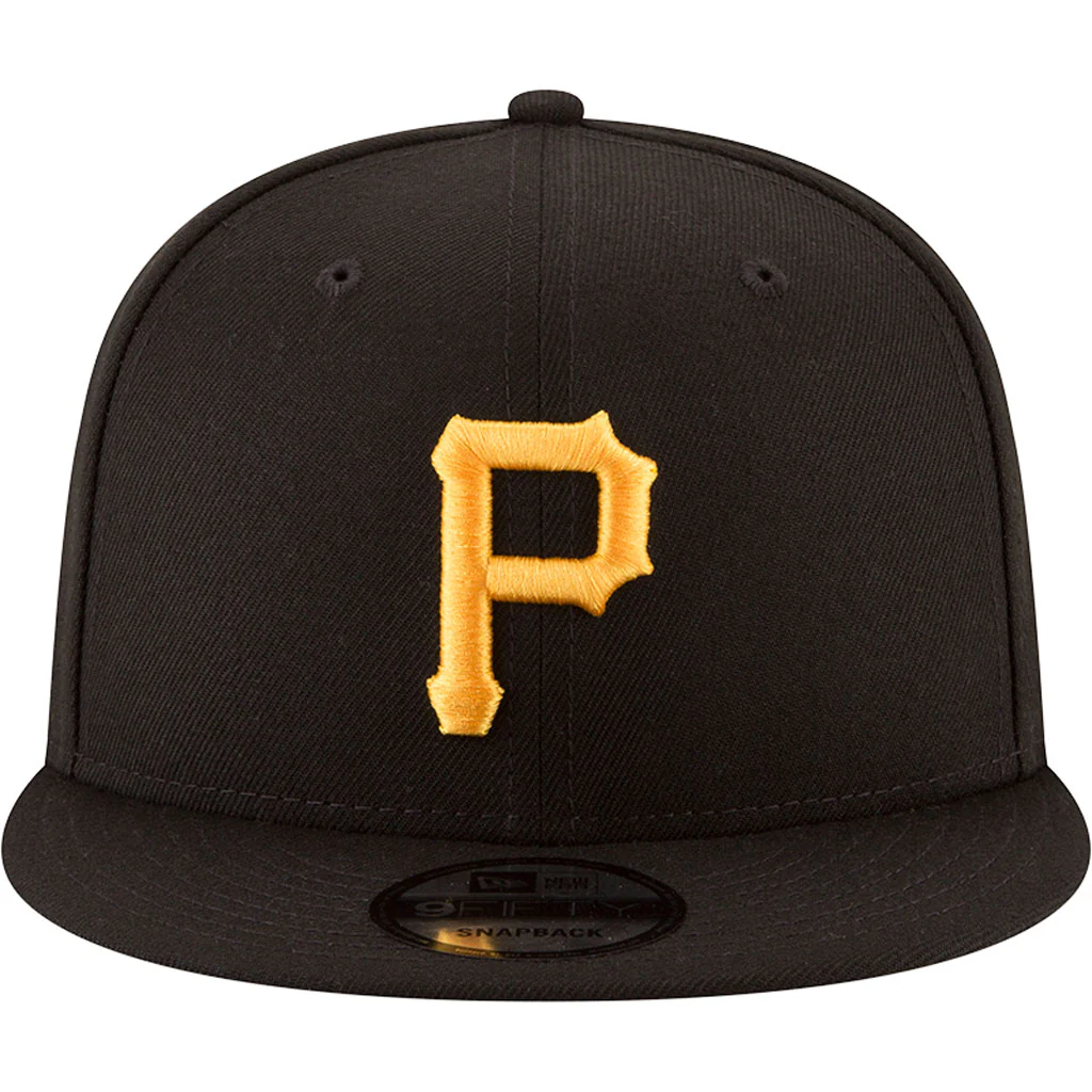 MLB Pittsburgh Pirates New Era Basic 9FIFTY Snapback Hat - Black - Image 3