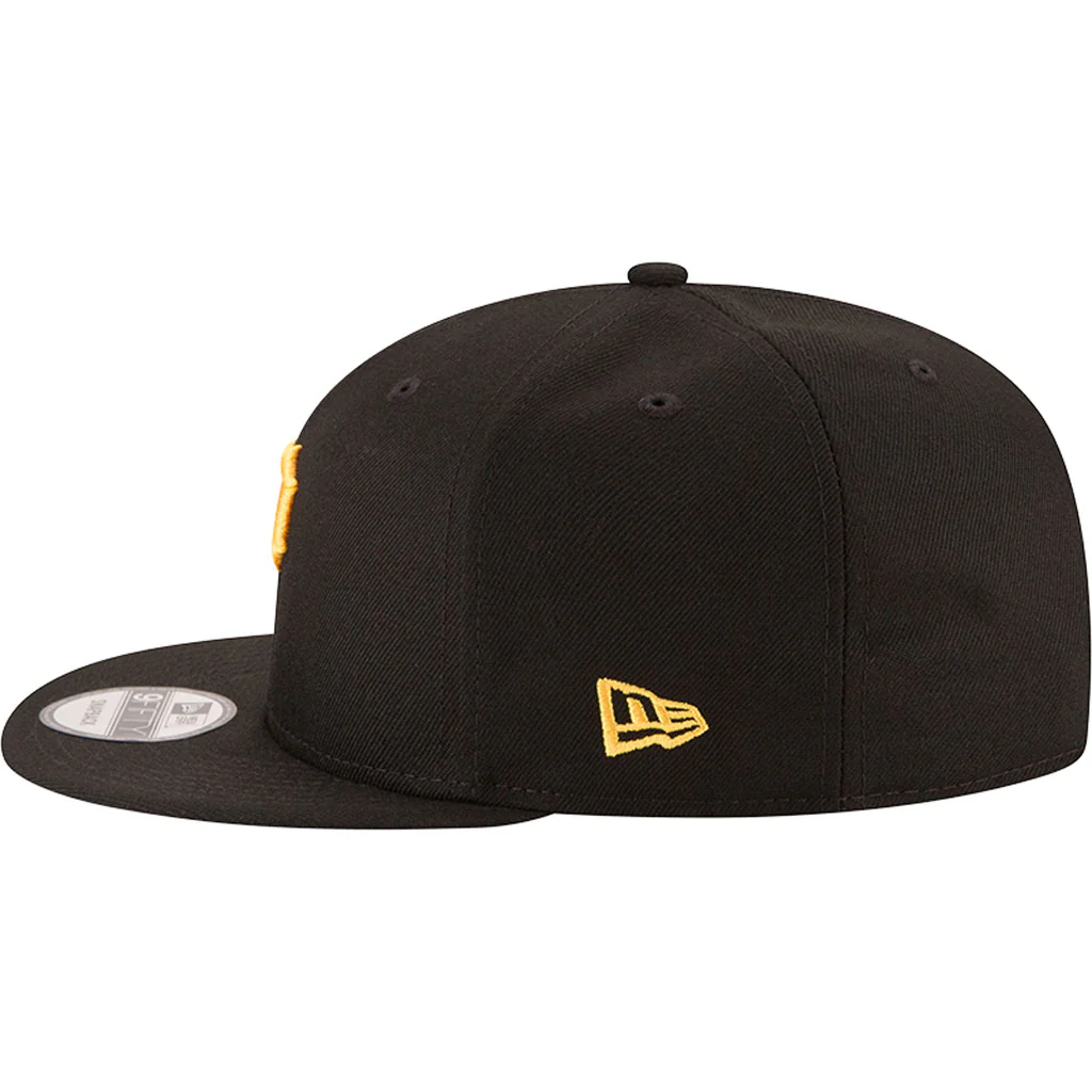 MLB Pittsburgh Pirates New Era Basic 9FIFTY Snapback Hat - Black - Image 4