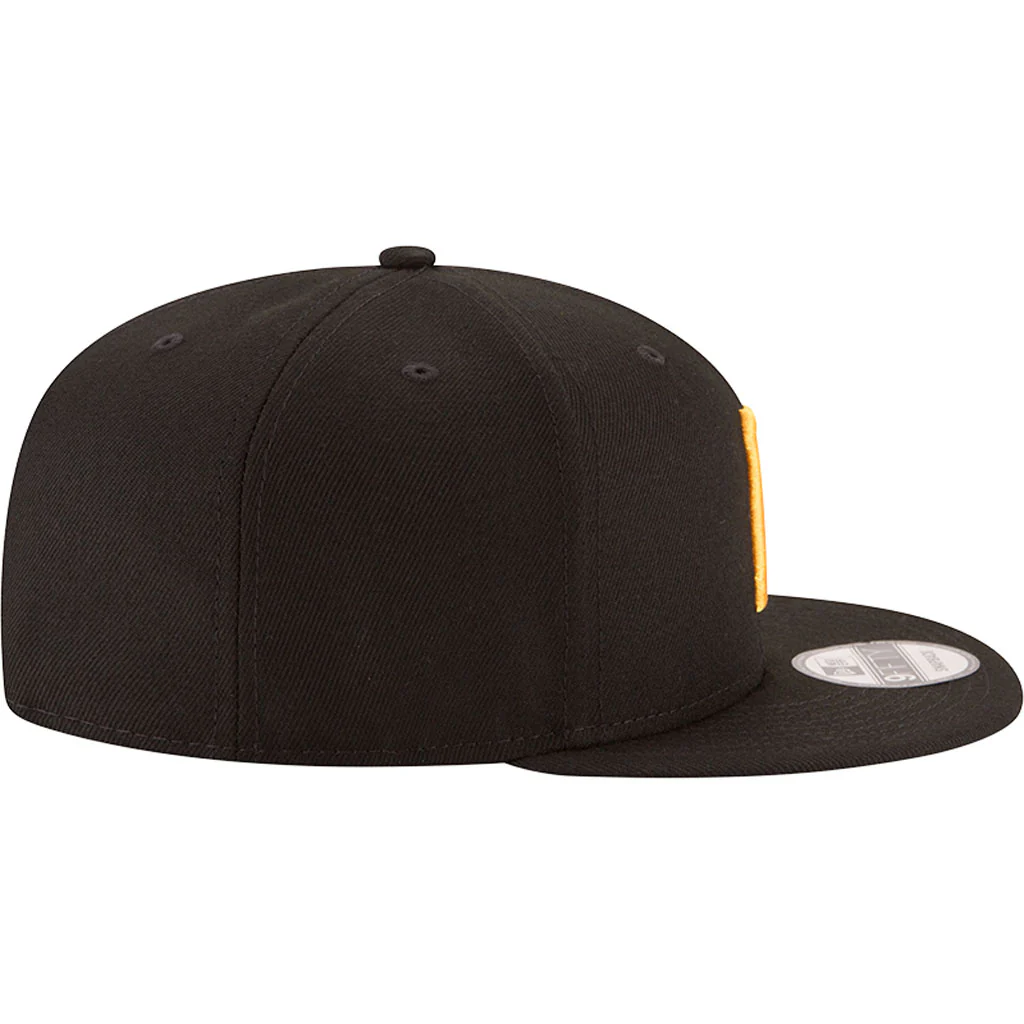 MLB Pittsburgh Pirates New Era Basic 9FIFTY Snapback Hat - Black - Image 5