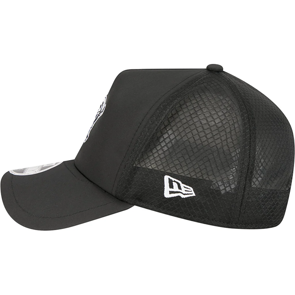 MLB Pittsburgh Pirates New Era Batting Practice Apex 9FORTY Snapback Hat - Black - Image 4