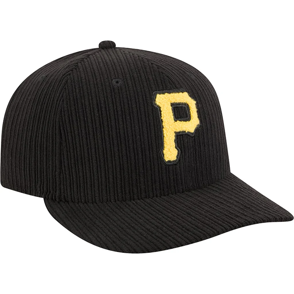 MLB Pittsburgh Pirates New Era Chenille Pop 59FIFTY Fitted Hat - Black - Image 2