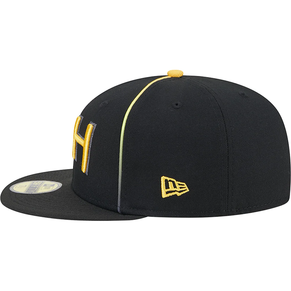 MLB Pittsburgh Pirates New Era City Connect Alternate 59FIFTY Fitted Hat - Black - Image 6
