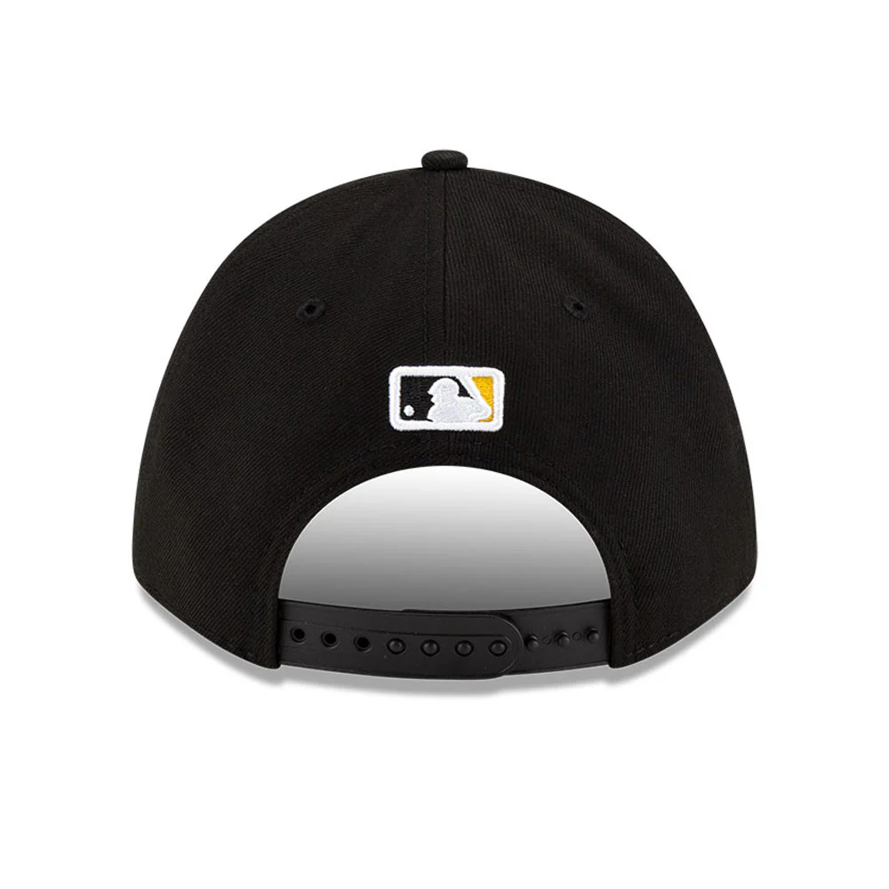 MLB Pittsburgh Pirates New Era Game Player Replica 9FORTY M-Crown Hat - Black - Image 4