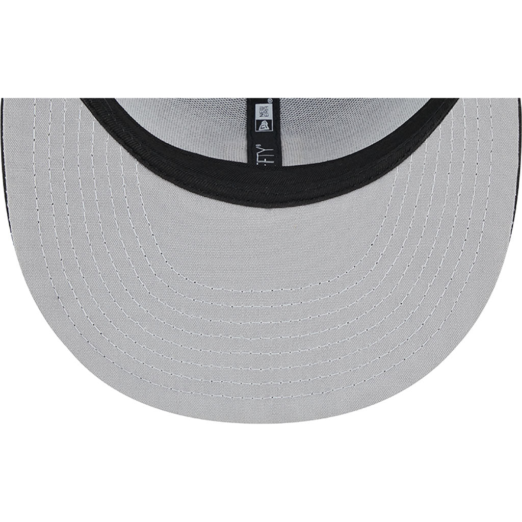 MLB Pittsburgh Pirates New Era OTC Trucker 9FIFTY Snapback Hat - Black - Image 7