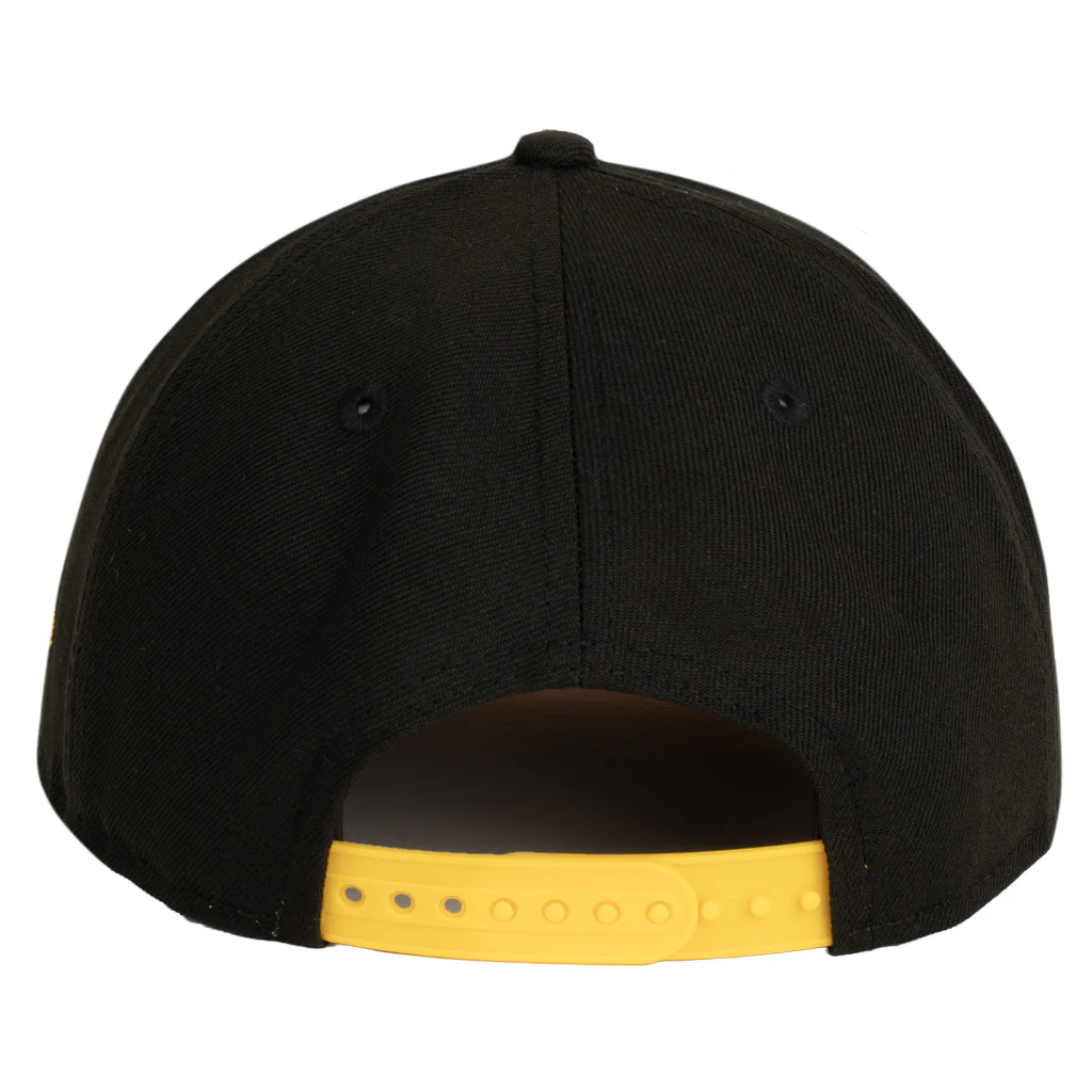 MLB Pittsburgh Pirates New Era Team Undervisor 9FIFTY A-Frame Snapback Hat - Black - Image 3