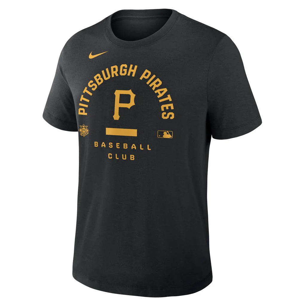 MLB Pittsburgh Pirates Nike 2026 Early Work T-Shirt - Black - Image 2